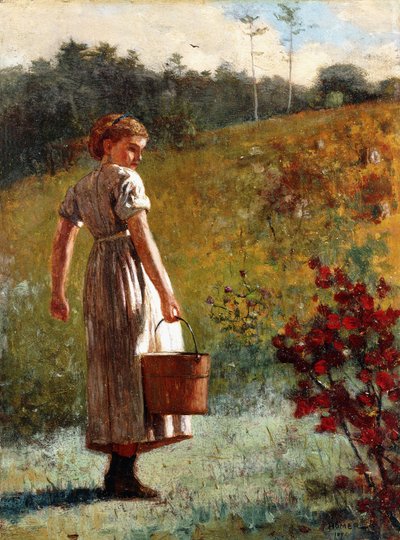 Rückkehr vom Frühling, 1874 von Winslow Homer