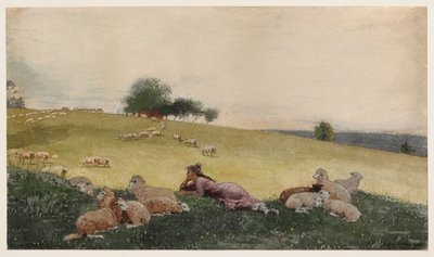 Schäferin der Houghton Farm von Winslow Homer