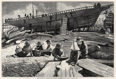 Schiffbau, Hafen von Gloucester von Winslow Homer