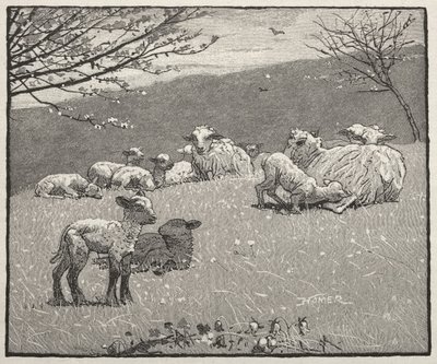 Frühlingslamm von Winslow Homer