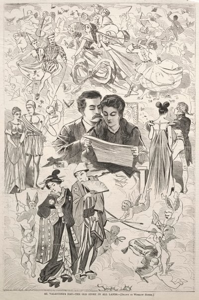St. Valentins - Die alte Geschichte in allen Ländern von Winslow Homer