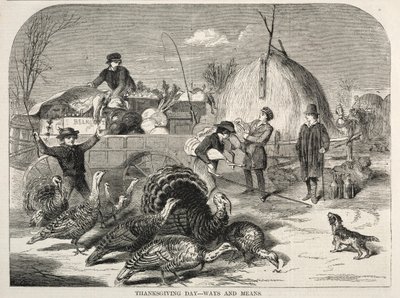 Erntedankfest - Mittel und Wege von Winslow Homer