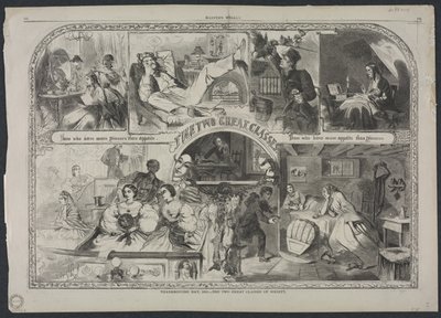 Thanksgiving Day, 1860 - Die zwei großen Gesellschaftsklassen von Winslow Homer