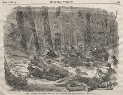 Die Potomac-Armee - unser vorgeschobener Wachposten im Wald von Winslow Homer