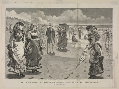 Der Strand von Long Branch, 1869 von Winslow Homer