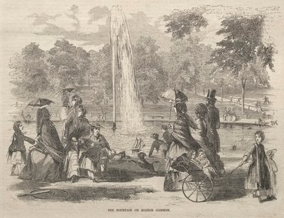 Der Brunnen im Boston Common von Winslow Homer