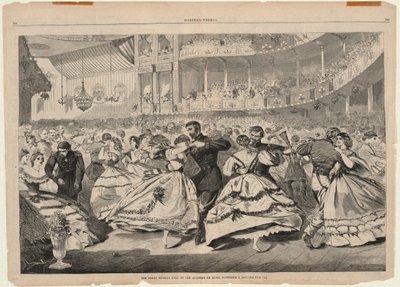 Der große russische Ball in der Academy of Music, 5. November 1863, aus Harper