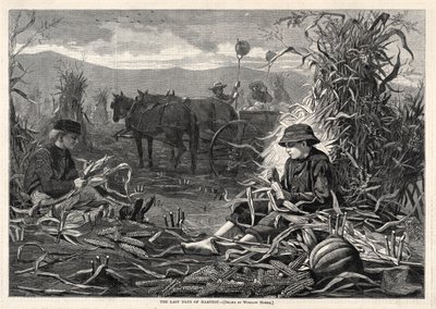 Die letzten Tage der Ernte von Winslow Homer