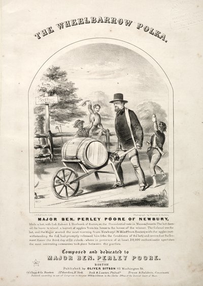 Die Schubkarren-Polka - Notenblatt-Cover von Winslow Homer