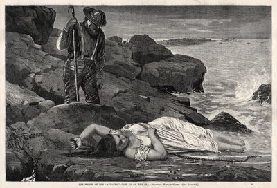 Das Wrack der "Atlantic" - Angespült vom Meer von Winslow Homer