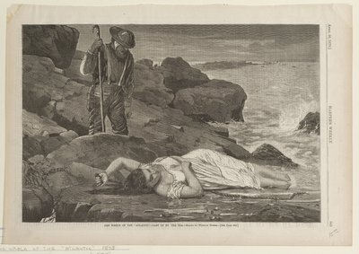 Das vom Meer angespülte Wrack der Atlantic von Winslow Homer