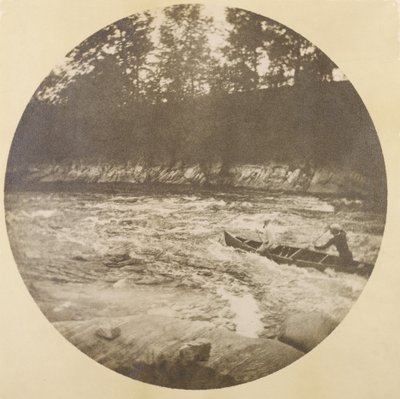 Thomas Johnston Homer II und Fred Collins beim Kanufahren von Winslow Homer