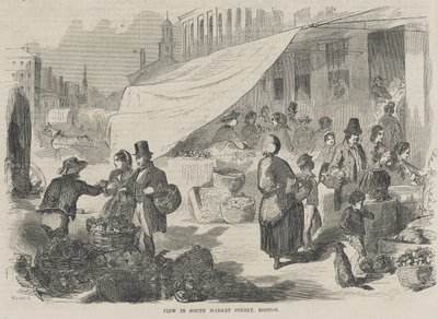 Ansicht der South Market Street, Boston von Winslow Homer