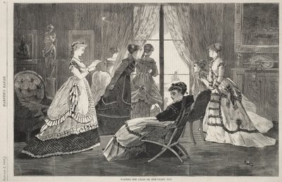 Warten auf Anrufe am Neujahrstag von Winslow Homer