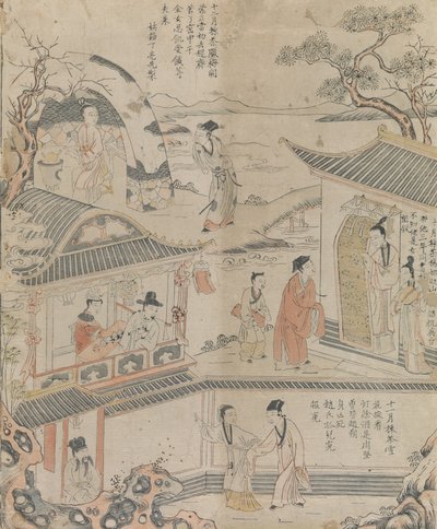 Die letzten drei Monate des Jahres von Workshop of Ding Liangxian.