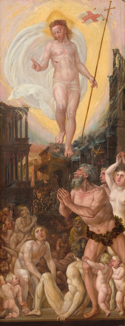 Christus in der Vorhölle von Workshop of Hans Mielich