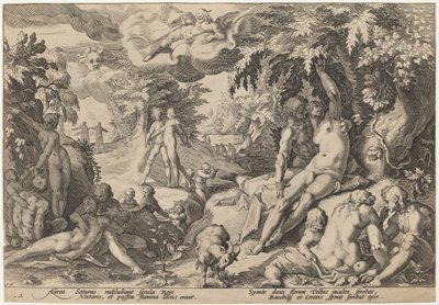 Das goldene Zeitalter von Workshop of Hendrick Goltzius, after Hendrick Goltzius
