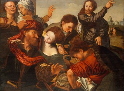 Die Berufung des Matthäus von Workshop of Jan Sanders van Hemessen