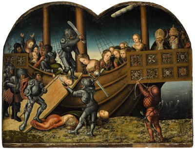 Das Martyrium der Heiligen Ursula von workshop of Lucas Cranach the Elder