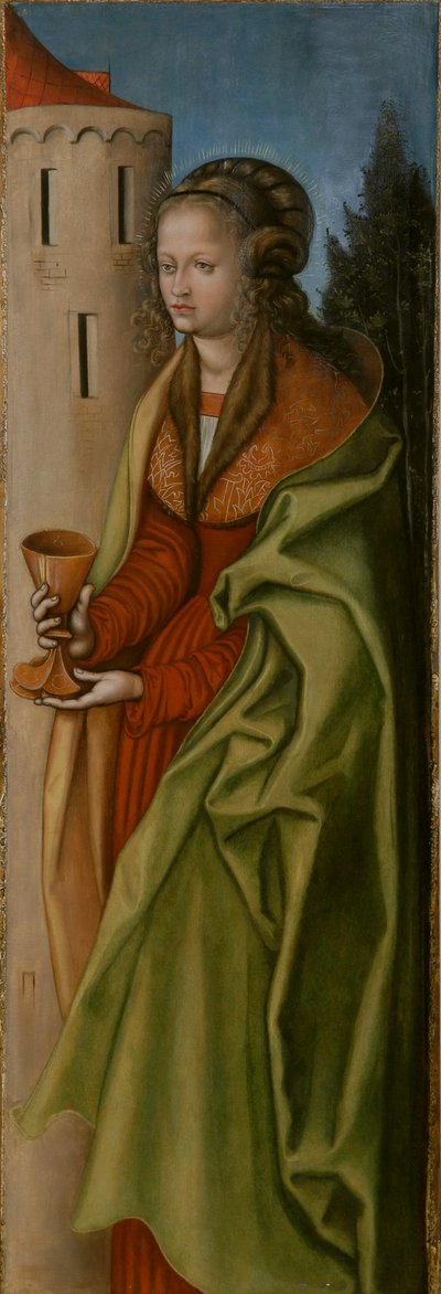 Heilige Barbara von workshop of Lucas Cranach the Elder