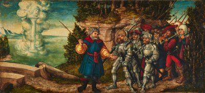 Moses und die Wolkensäule von workshop of Lucas Cranach the Elder