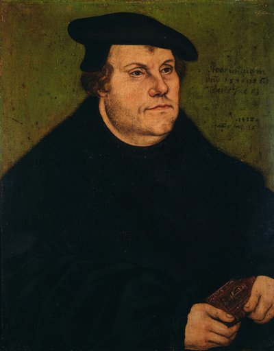 Martin Luther von workshop of Lucas Cranach the Elder
