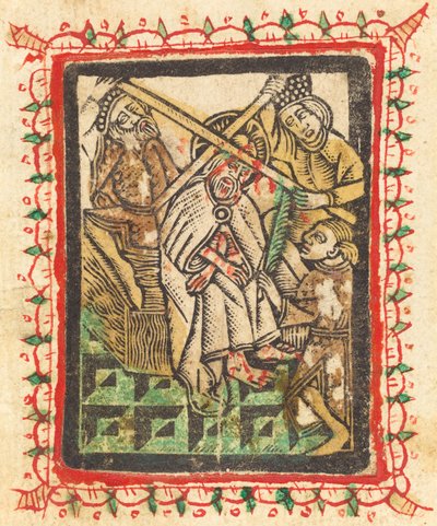 Christus mit der Dornenkrone von Workshop of Master of the Aachen Madonna