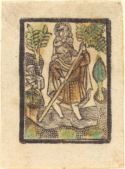 Heiliger Christophorus von Workshop of Master of the Aachen Madonna