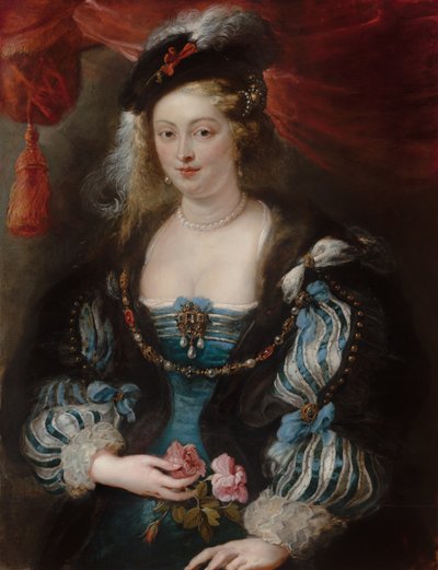 Porträt einer jungen Frau von Workshop of Peter Paul Rubens
