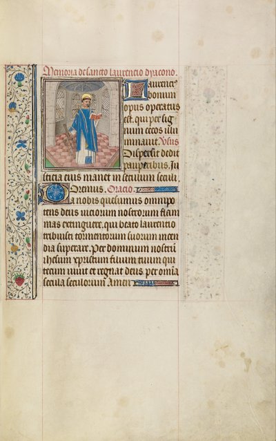 Heiliger Laurentius von Workshop of Willem Vrelant