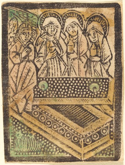 Die drei Marien am Grab, 1470-1480 von Workshop of the Master of the