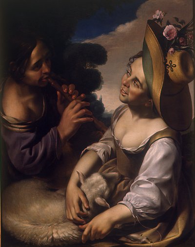 Vergnügen der Hirten, erste Hälfte des 17. Jahrhunderts von Wouter Pietersz. Crabeth the Younger