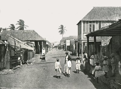 Straßenszene in Port Royal, Jamaika, 1895 von York and Son