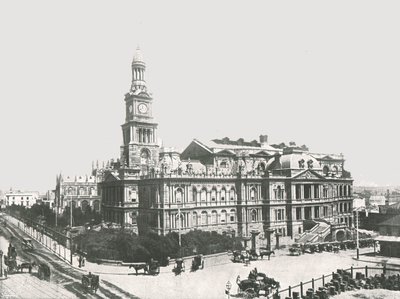 Das neue Rathaus, Sydney, Australien, 1895 von York and Son
