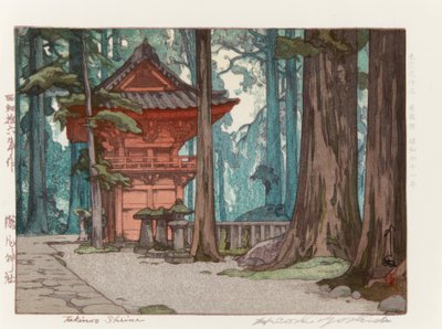 Der Takinoo-Schrein von Yoshida Hiroshi