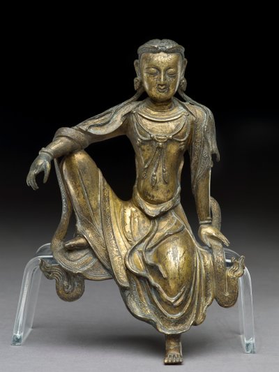 Bodhisattva Avalokitesvara, Yuan-Dynastie (vergoldete Bronze) von Yuan Dynasty Chinese School