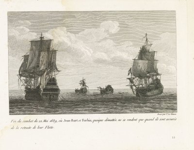 Ende des Kampfes von Jan Bart am 22. Mai 1689 von Yves Marie Le Gouaz