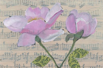 Weiche Rosa Rosenmusik von Yvonne Gustafsson