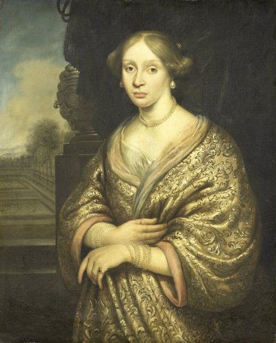 Porträt von Petronella van der Burcht (1657-1682) von Zacharias Blijhooft