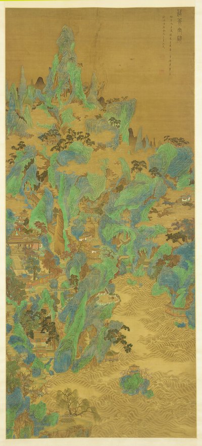 Die Paläste und Torhäuser von Penglai von Zhu Dan