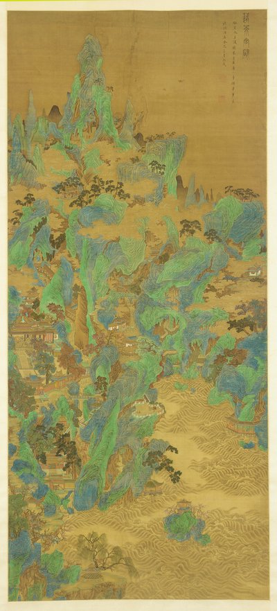 Die Paläste und Tor Türme von Penglai von Zhu Dan