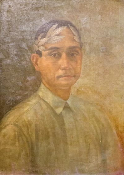 Porträt von Jose Corazon de Jesus als Dichterpreisträger von Zosimo Dimaano