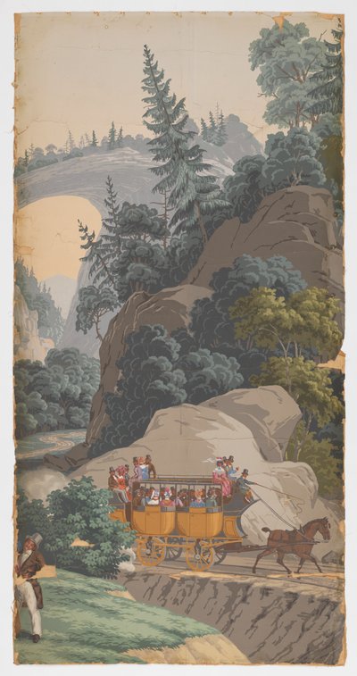 Landschaft von Amerika von Zuber and Cie, Rixheim, Alsace
