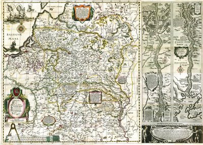 Radziwiłł-Sirotka - Karte des Großfürstentums Litauen von Радзівіла Сіроткі