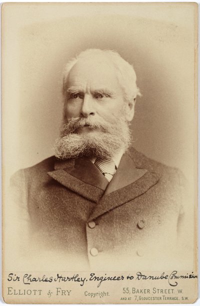 Charles A Hartley, britischer Ingenieur von Frederick (attr. to) Barnard