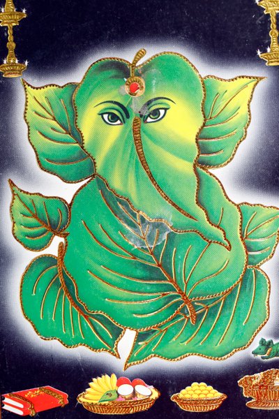 Ganesha oder Ganapati: der elefantenköpfige hinduistische Gott. von . .