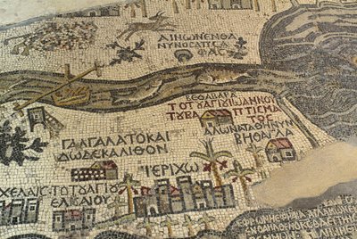 Jericho und seine Umgebung (Detail) von School Lebanese
