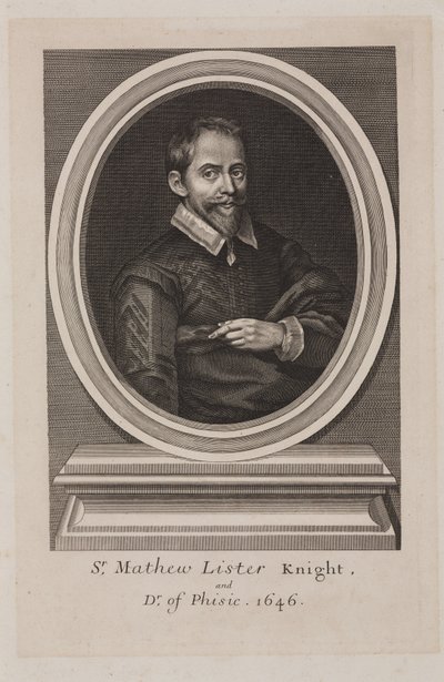 Matthew Lister, englischer Arzt von Frederick (attr. to) Barnard