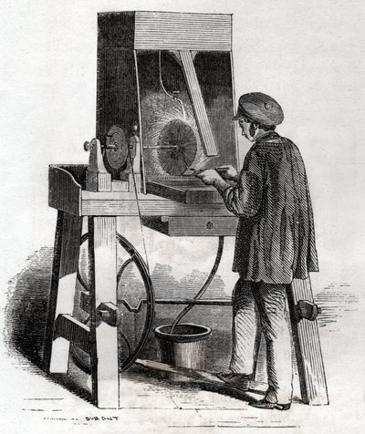 Arbeiter in der Silberschmiede von Frederick (attr. to) Barnard