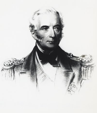 Porträt von Edward Hobart Seymour (1840-1929), Admiral der alliierten Flotte, die in Kämpfe mit den Boxern in China verwickelt war von Georg Carl Heinrich Dollmann